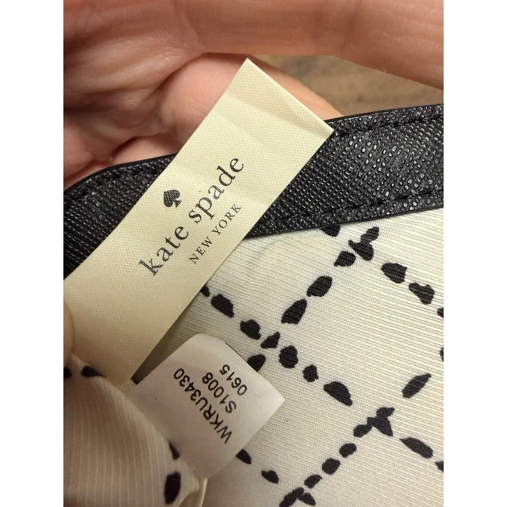 Kate Spade Newbury Lane Sally Crossbody Black Saffiano Leather Gold Lock